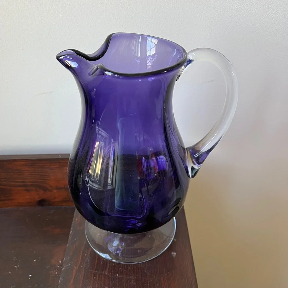 Purple Polish Vase Pitcher